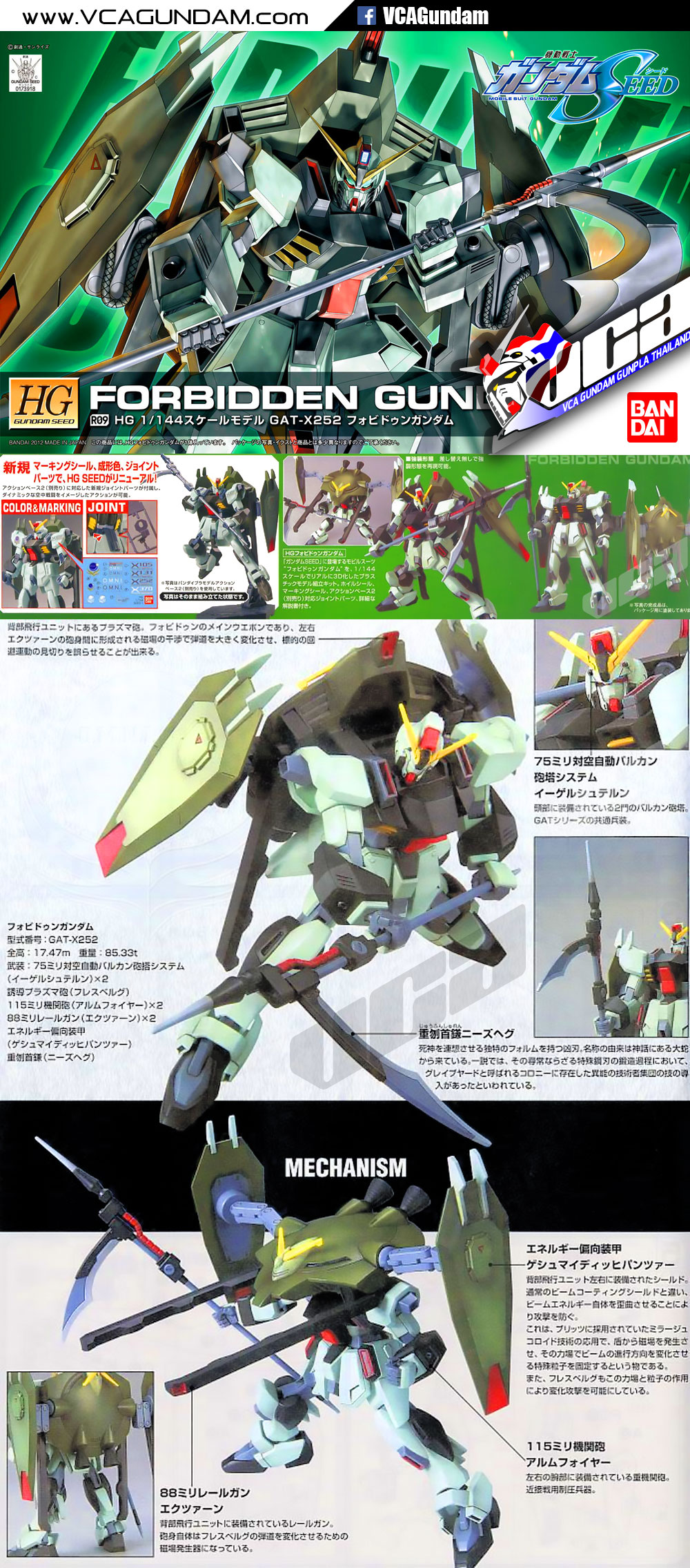 HG FORBIDDEN GUNDAM ฟอร์บิดเดน กันดั้ม