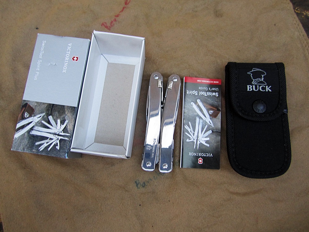 คีมVictorinox Swiss Army Knife Swisstool Spirit, With Leather Pouch 56800