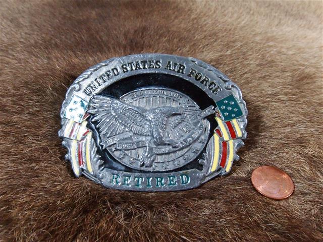 หัวเข็มขัด united states air force retired
