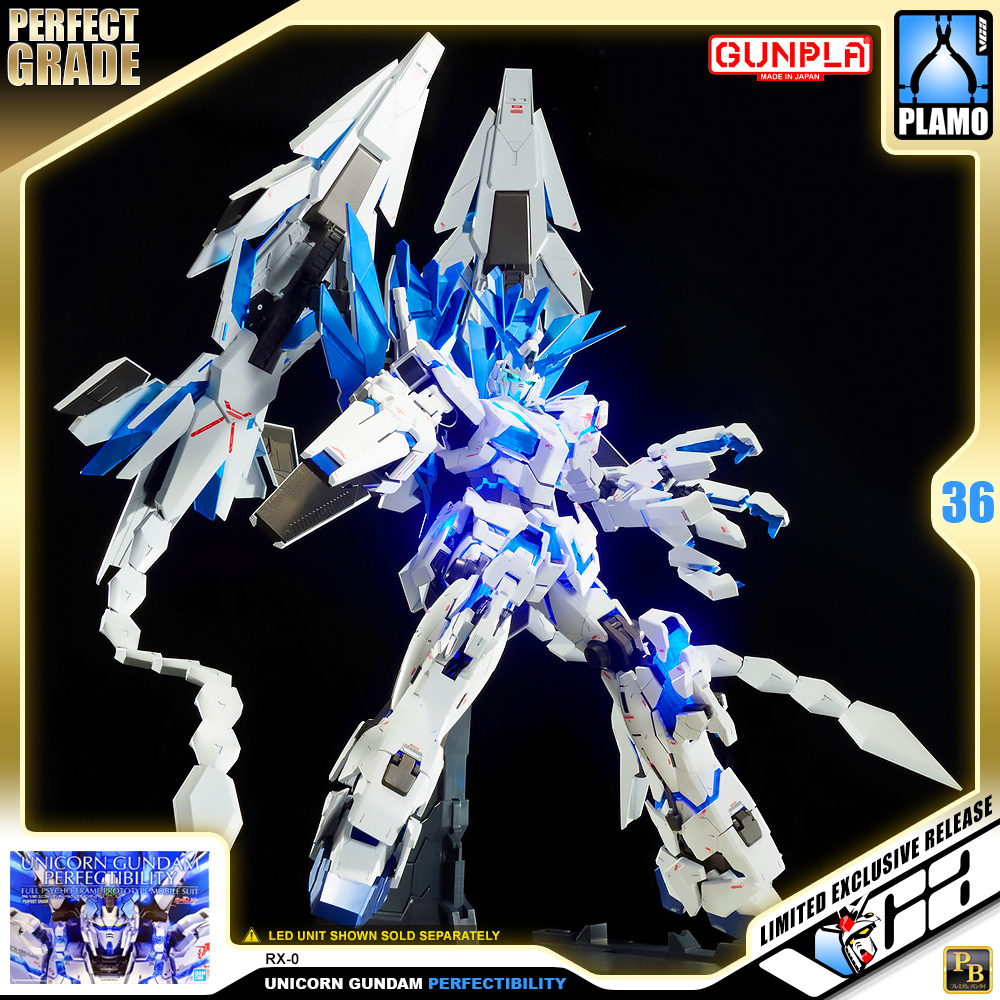 ⭐️ PREMIUM BANDAI PB GUNPLA PERFECT GRADE PG 1/60 RX-0 UNICORN GUNDAM PERFECTIBILITY ประกอบ หุ่นยนต์ โมเดล กันดั้ม กันพลา ของเล่น VCA GUNDAM