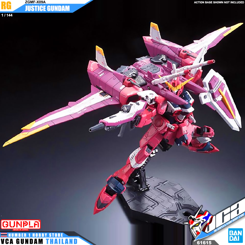 BANDAI GUNPLA REAL GRADE RG 1/144 JUSTICE GUNDAM โมเดล กันดั้ม กันพลา VCA GUNDAM