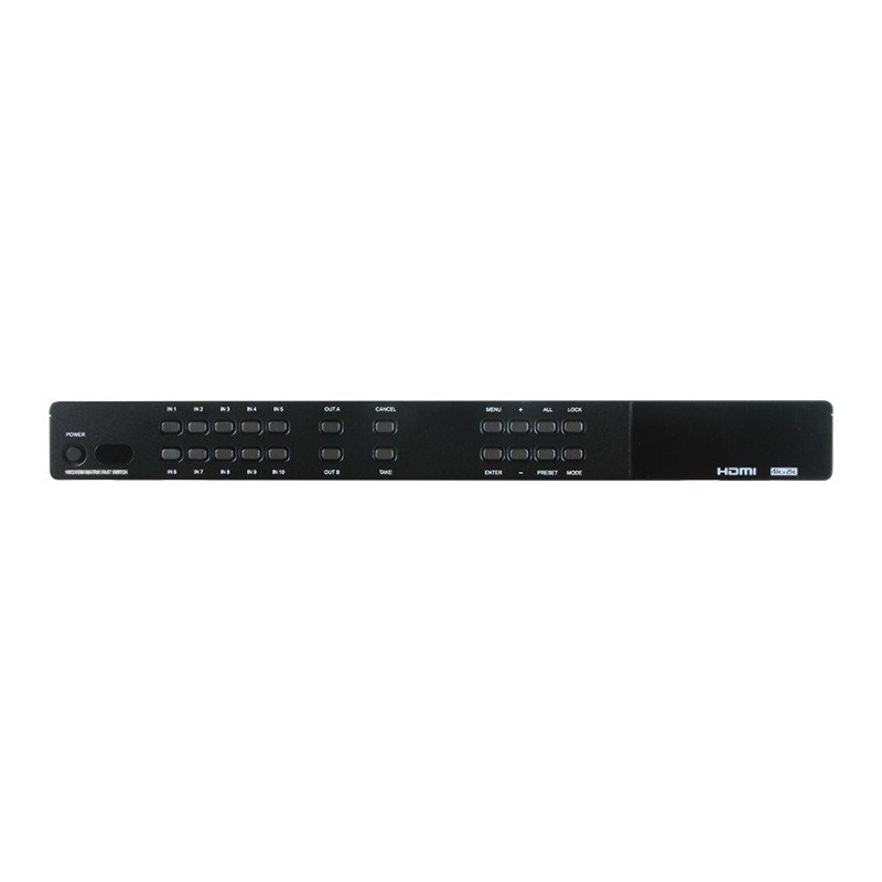 CYPRESS รุ่น CDPS-U10H2HFS 4K HDMI MATRIX SWITCHER 10 IN 2 OUT
