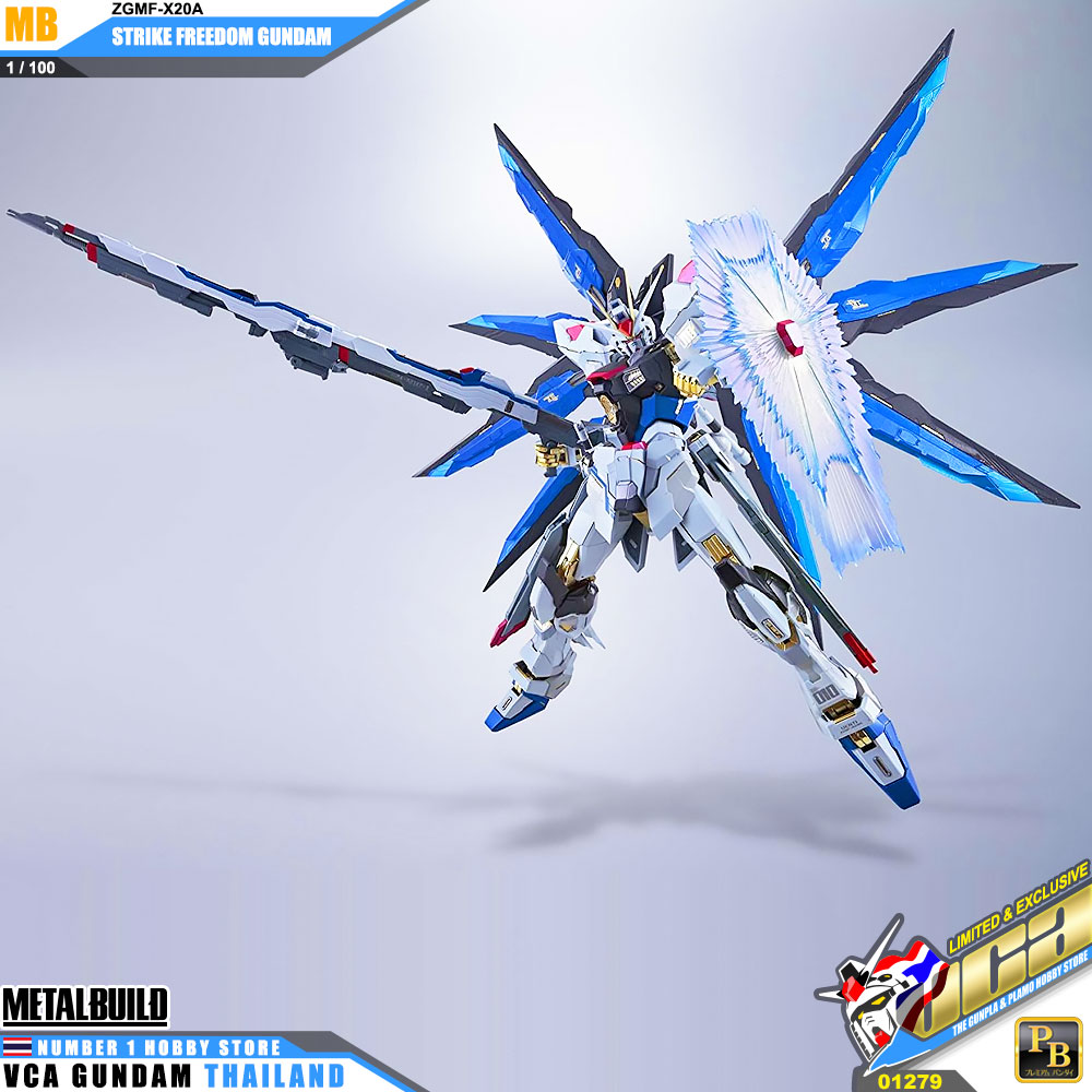 PREMIUM BANDAI TAMASHII NATIONS METAL BUILD ZGMF-X20A STRIKE FREEDOM GUNDAM FIGURE MODEL TOY กันดั้ม ฟิกเกอร์ VCA GUNDAM