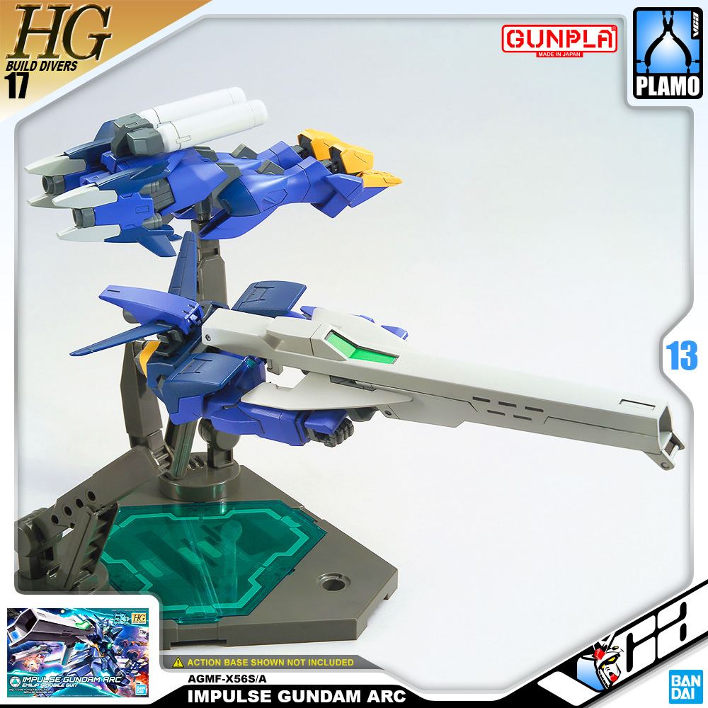 Bandai High Grade Build Divers Gunpla HG AGMF-X56S/A IMPULSE GUNDAM ARC
