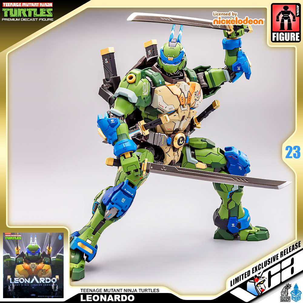 HEAT BOYS X SNAP DESIGN TMNT LEONARDO MECHA