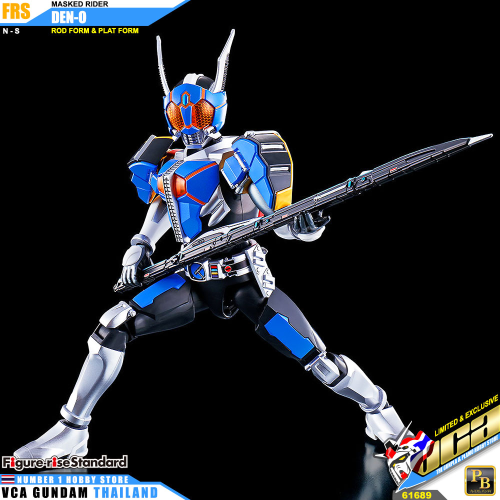 BANDAI FIGURE-RISE STANDARD MASKED RIDER DEN-O ROD PLAT FORM FIGURE RISE มาสค์ไรเดอร์บิลด์ พลาสติก โมเดล VCA GUNDAM