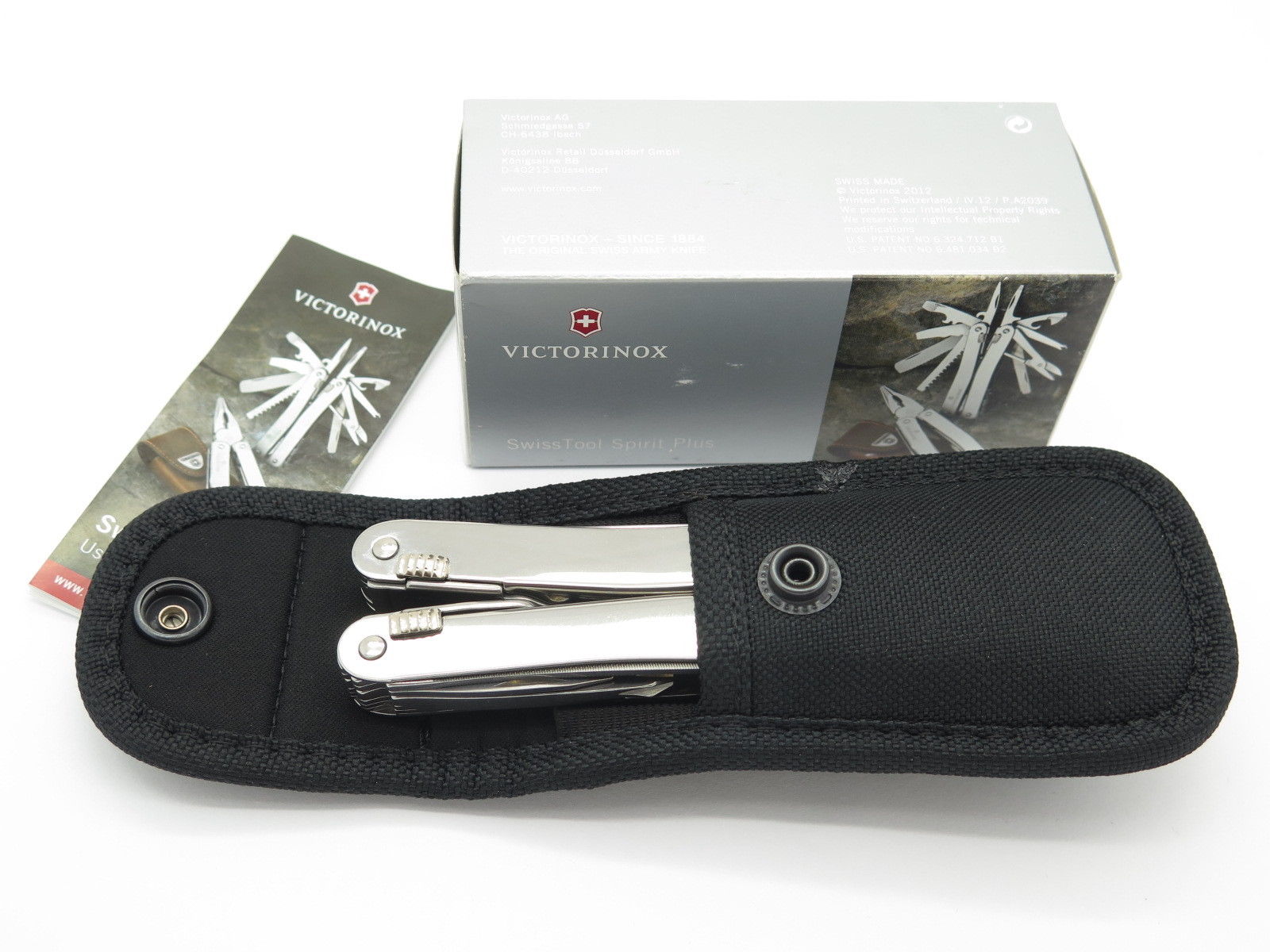 คีมVictorinox Swiss Army Knife Swisstool Spirit, With Leather Pouch 56800