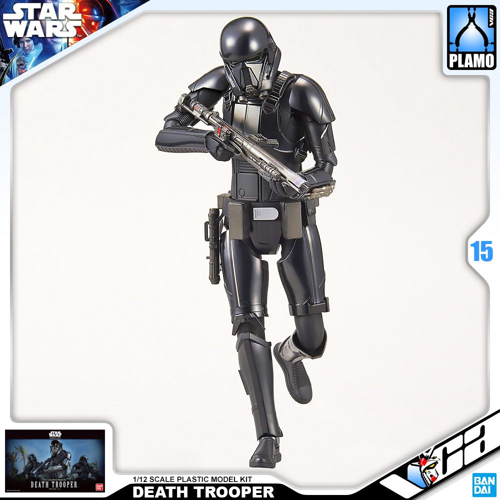 ⭐️ BANDAI STAR WARS 1/12 DEATH TROOPER ROGUE ONE ประกอบ หุ่นยนต์ โมเดล กันดั้ม กันพลา ของเล่น VCA GUNDAM