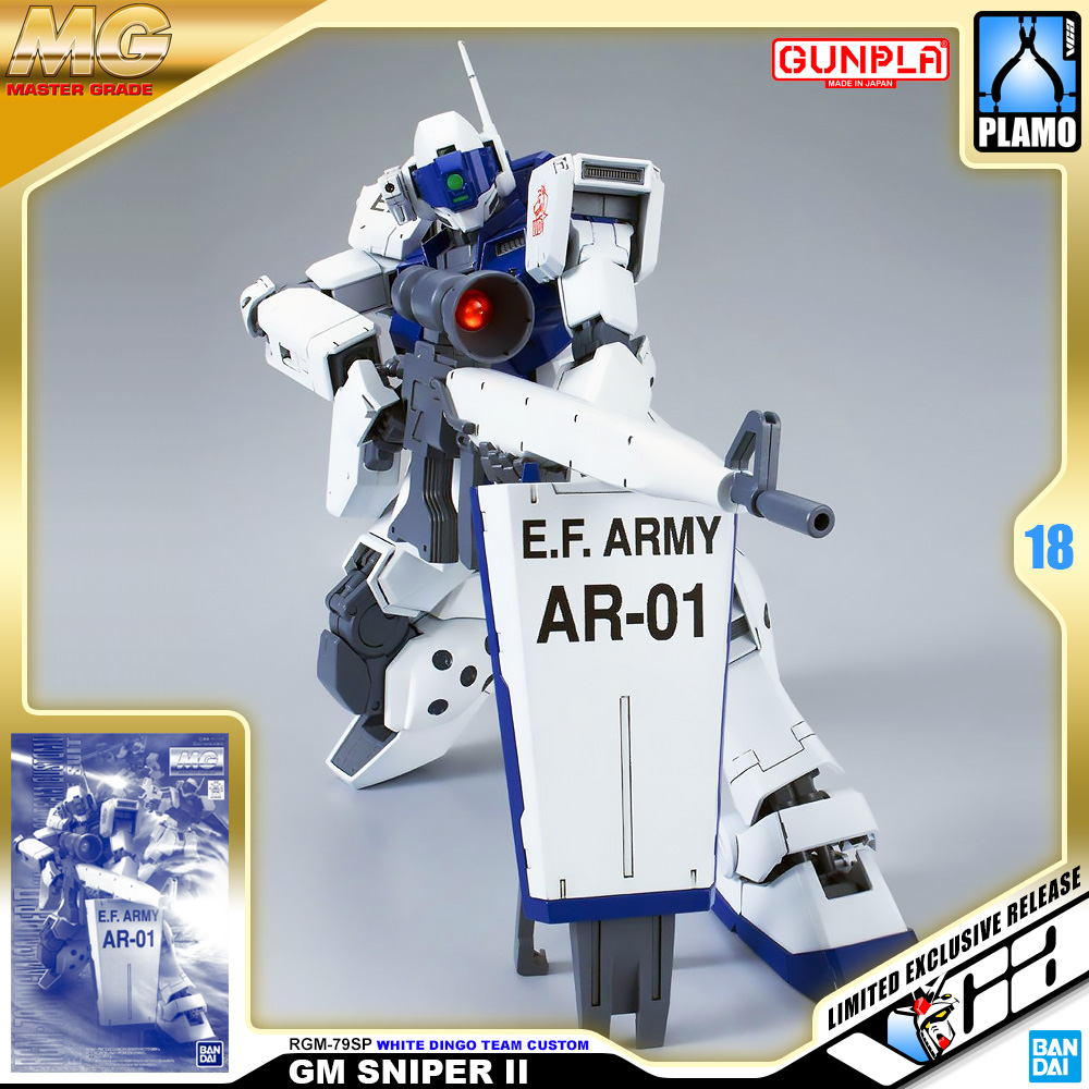 MG RGM-79SP GM SNIPER II WHITE DINGO TEAM CUSTOM