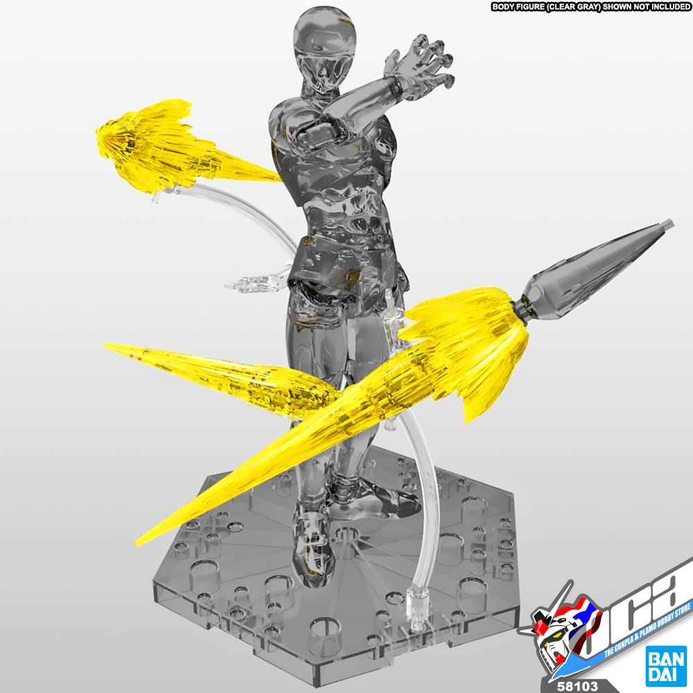 BANDAI FIGURE-RISE EFFECT JET EFFECT (CLEAR YELLOW)