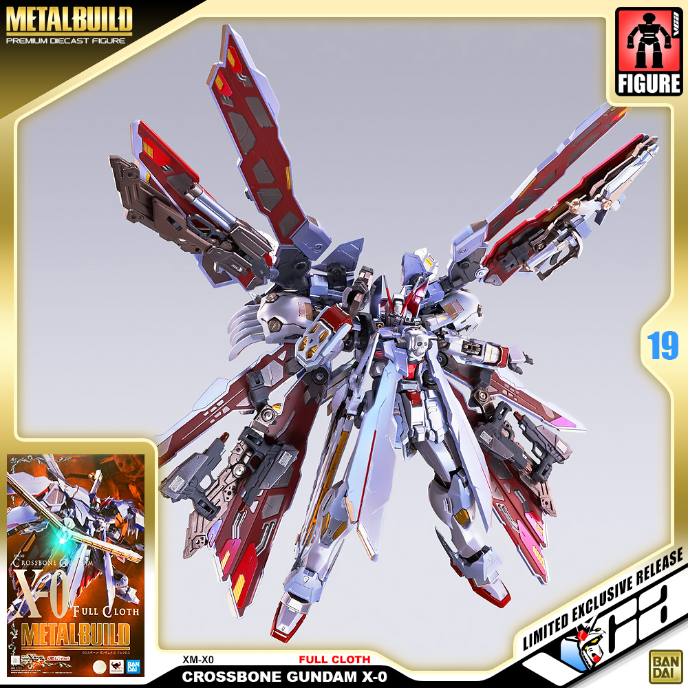⭐️ PREMIUM BANDAI PB TAMASHII NATIONS METAL BUILD MB CROSSBONE GUNDAM X-0 X0 FULL CLOTH กันดั้ม ฟิกเกอร์ ของเล่น VCA GUNDAM