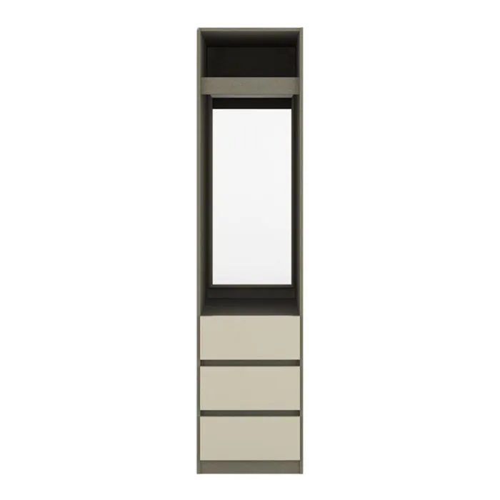 โต๊ะแป้งแบบยืนขนาด 50 ซม. รุ่น Blox สีครีม Mid Gloss
