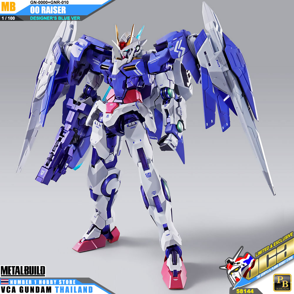 新品・未開封　L BUILD 00 Raiser デザイナーズブルー Amazon.co.jp: METAL BUILD ダブルオーライザー デザイナーズ