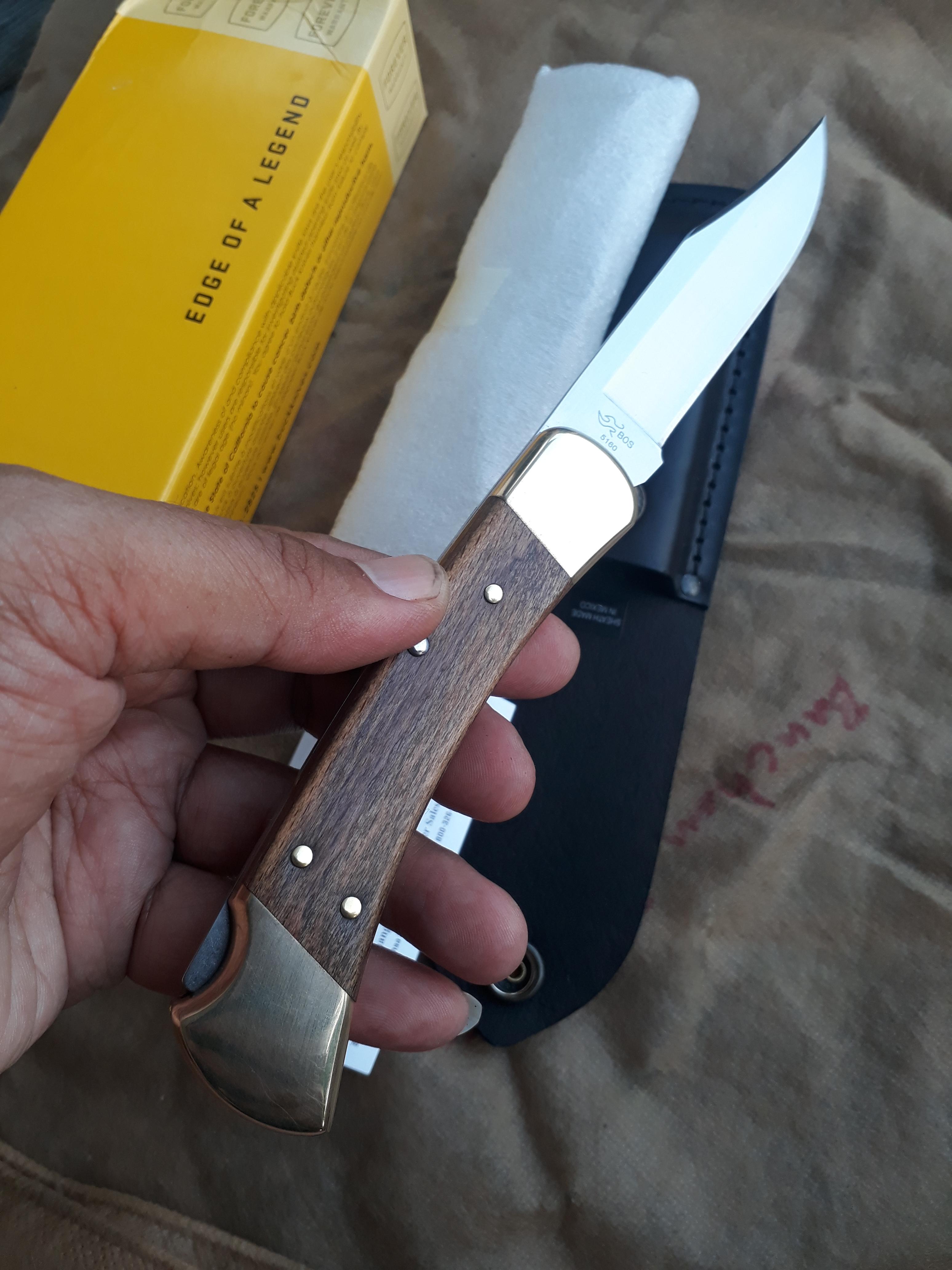 มีดBuck Knives 110 Oak 5160 Carbon Steel