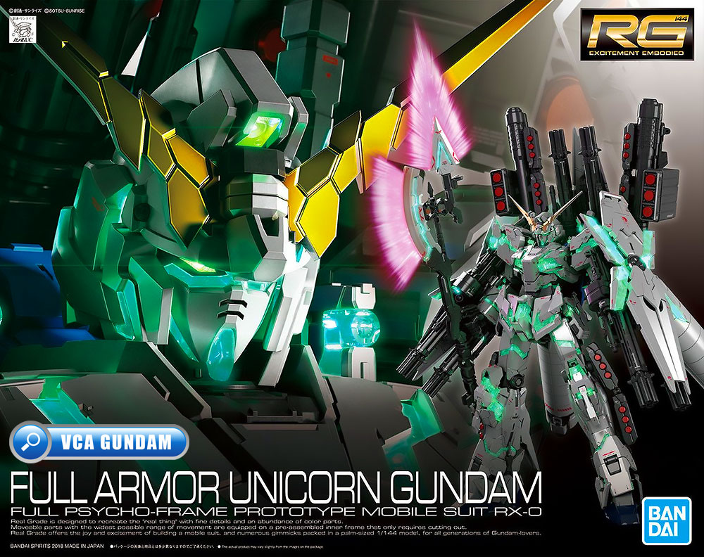 RG RX-0 FULL ARMOR UNICORN GUNDAM ฟูล อาร์เมอร์ ยูนิคอร์น กันดั้ม