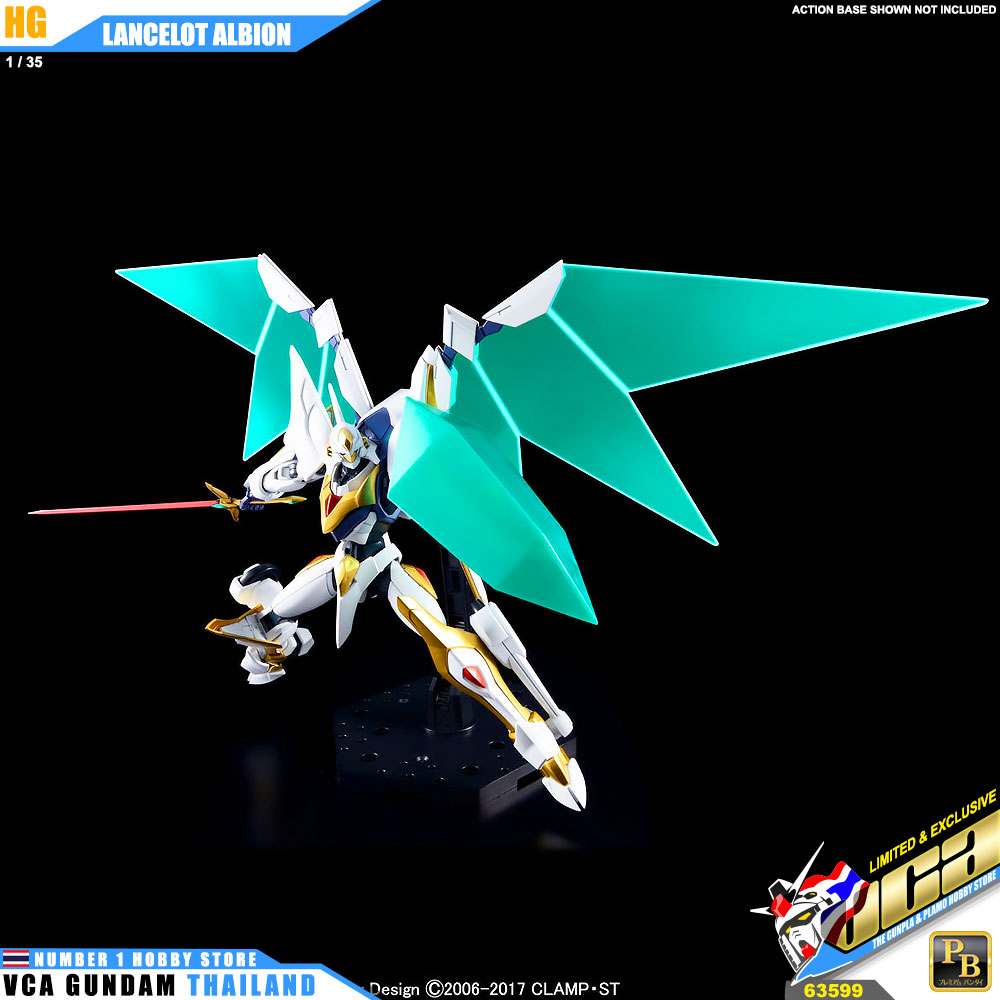 PREMIUM BANDAI PB CODE GEASS HIGH GRADE HG 1/35 LANCELOT ALBION โมเดล นักสู้เขตแดน VCA GUNDAM