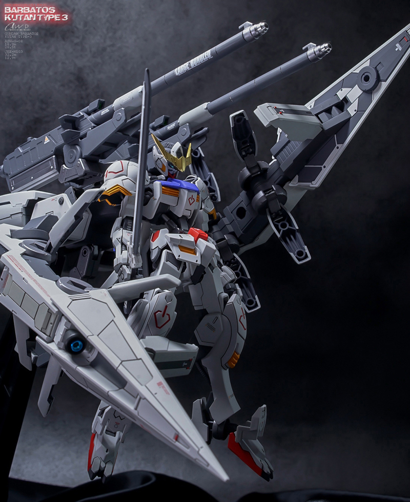 HG 1/144 Gundam Barbatos + Transport Booster | Modeled by Identity