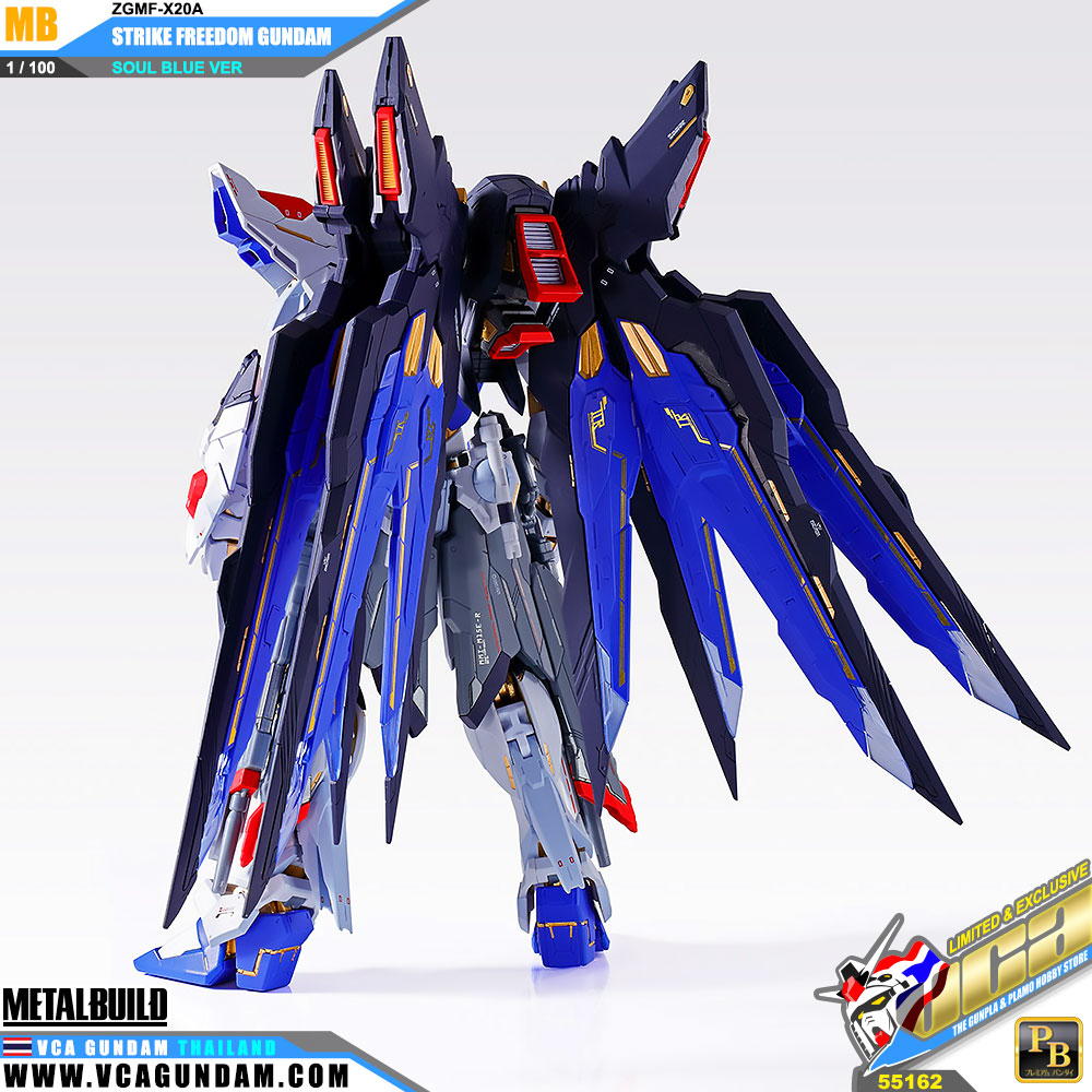 Metal Build STRIKE FREEDOM GUNDAM (SOUL BLUE VER) สไตร์ค ฟรีดอม กันดั้ม