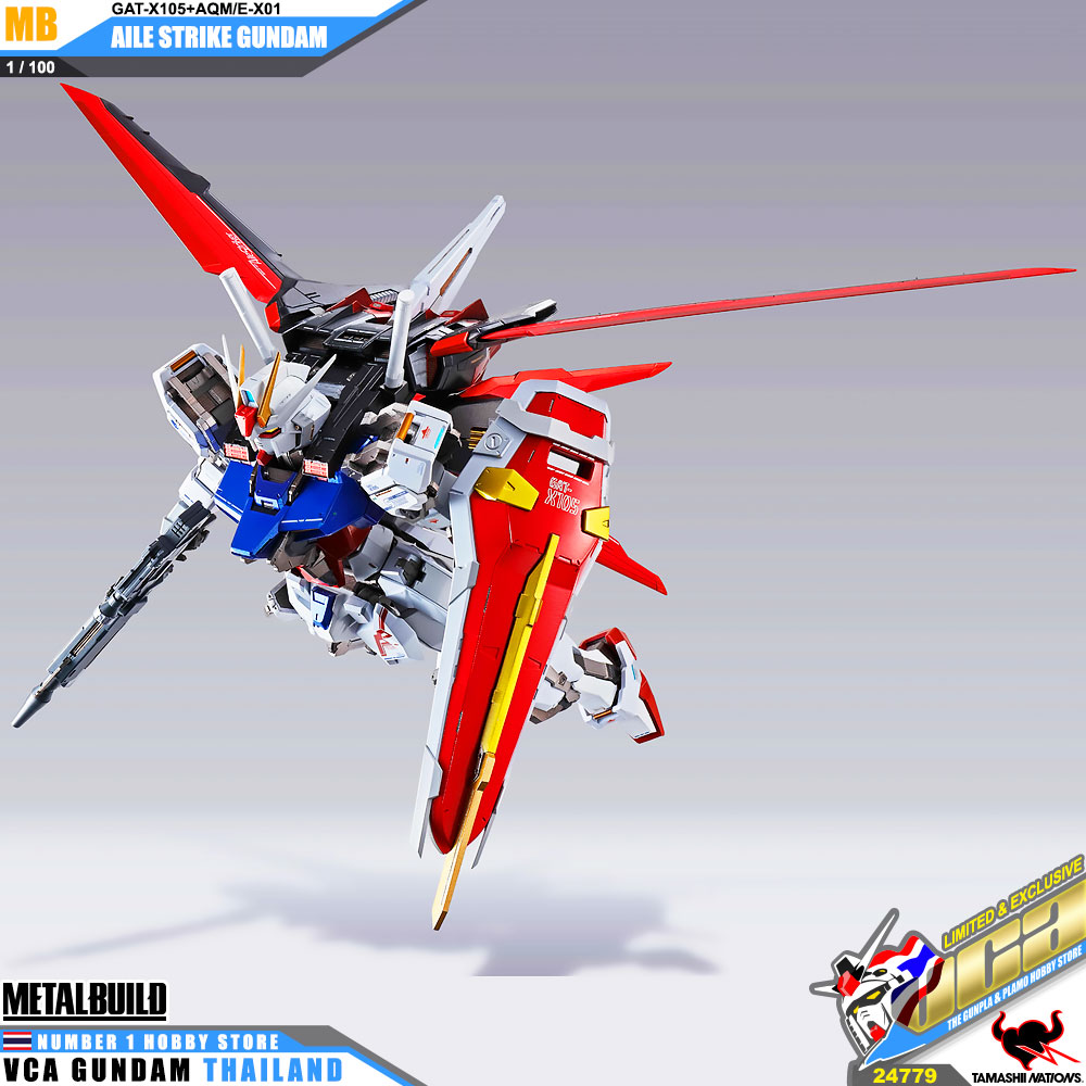 BANDAI TAMASHII NATIONS METAL BUILD AILE STRIKE GUNDAM กันดั้ม ฟิกเกอร์ VCA GUNDAM