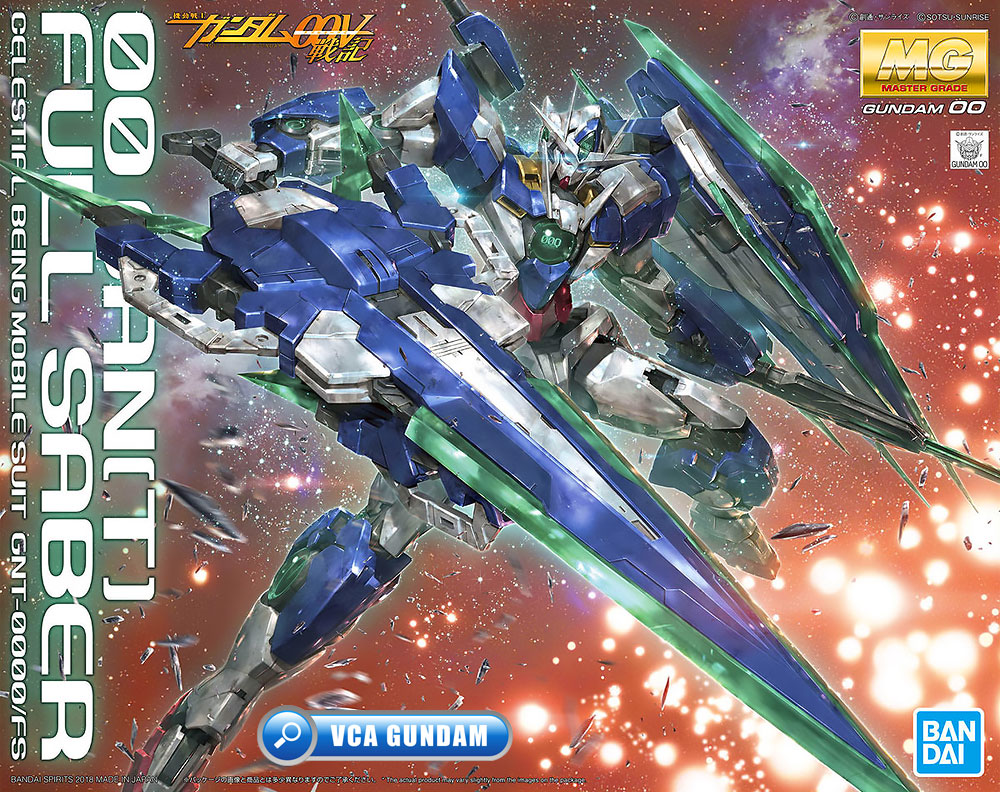Bandai Master Grade MG GNT-0000/FS 00 QAN[T] FULL SABER ดับเบิ้ลโอ ควอนต้า ฟูลเซเบอร์
