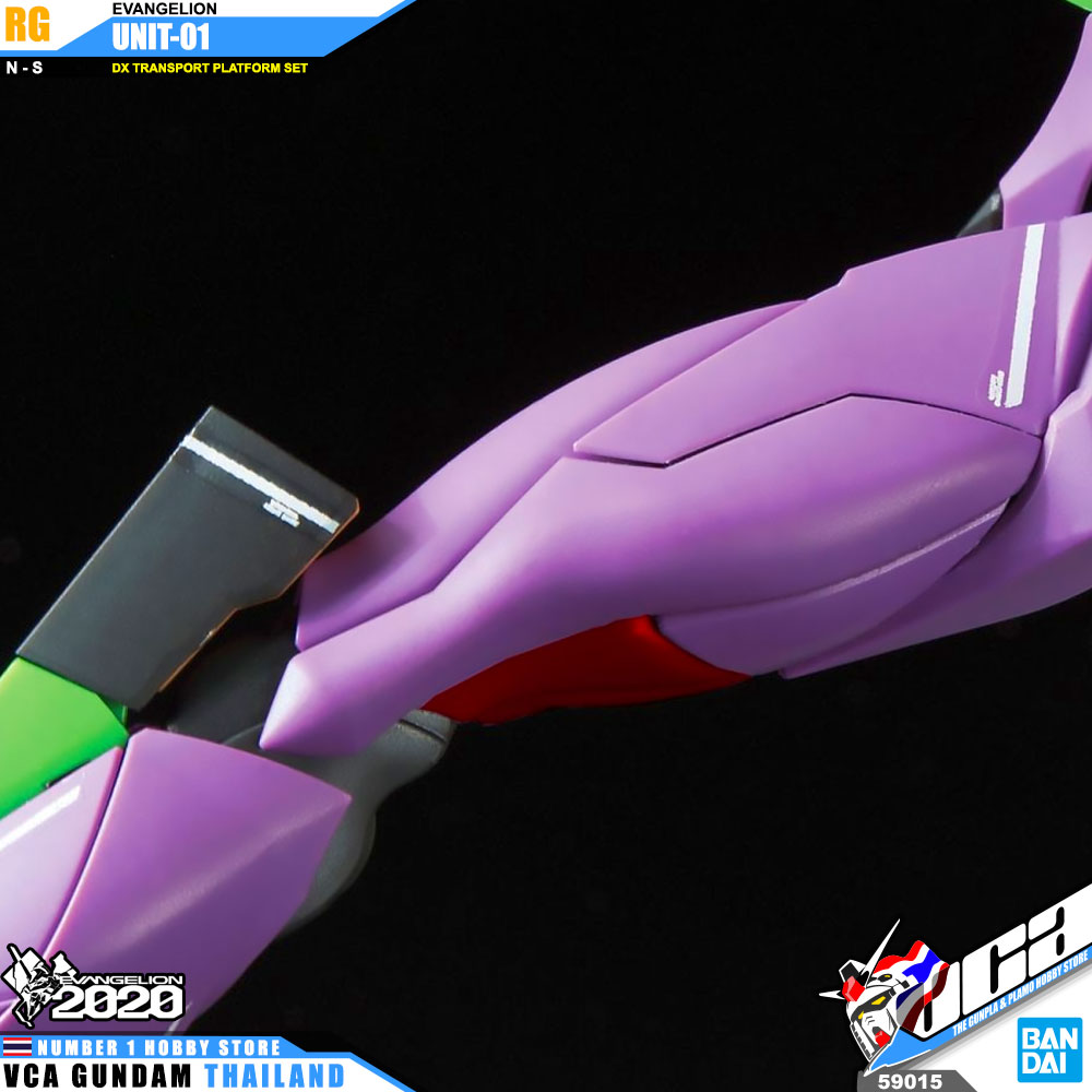 Bandai Real Grade RG EVANGELION UNIT-01 TEST TYPE DX TRANSPORTER PLATFORM SET อีวานเกเลียน