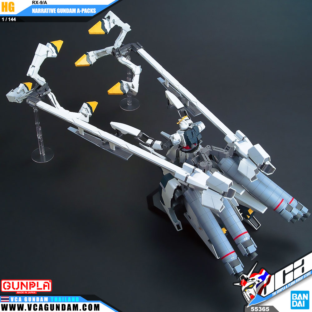 HG NARRATIVE GUNDAM A PACKS แนร์ราทีฟ กันดั้ม A อิควิปเม้นท์