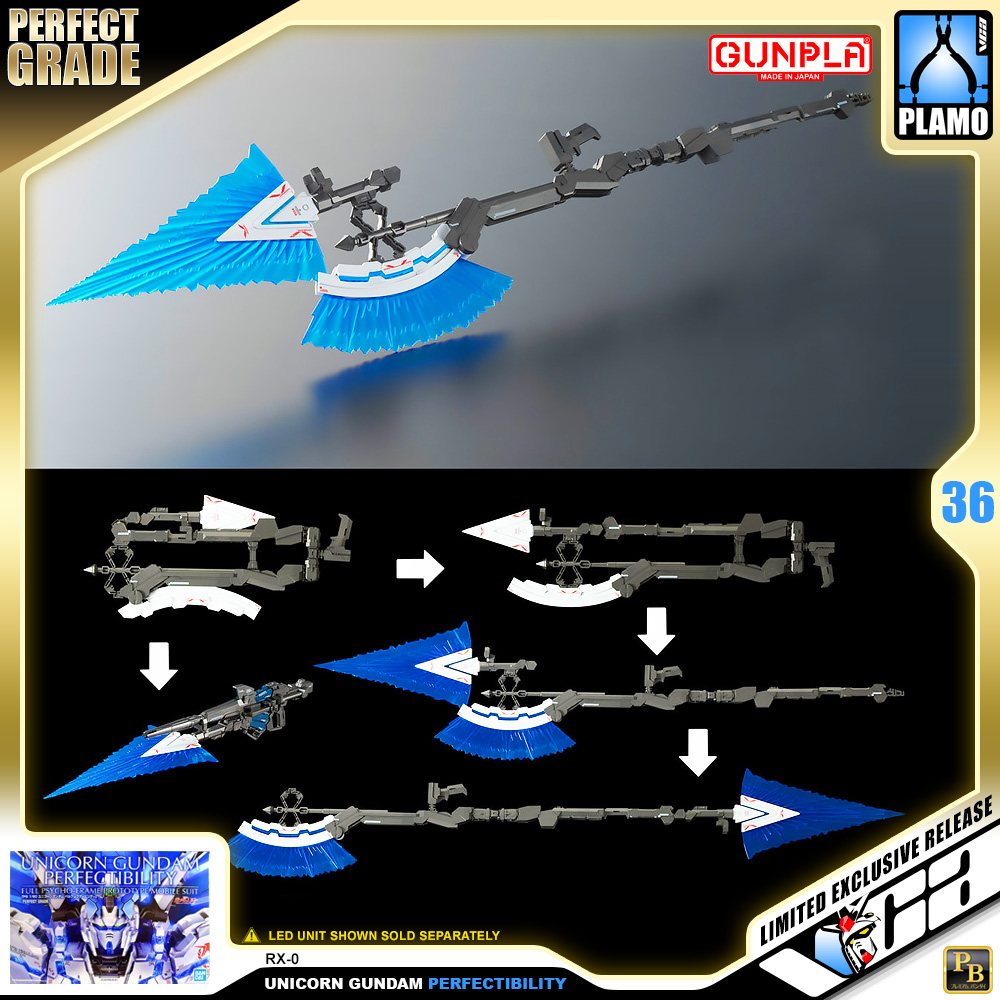 ⭐️ PREMIUM BANDAI PB GUNPLA PERFECT GRADE PG 1/60 RX-0 UNICORN GUNDAM PERFECTIBILITY ประกอบ หุ่นยนต์ โมเดล กันดั้ม กันพลา ของเล่น VCA GUNDAM