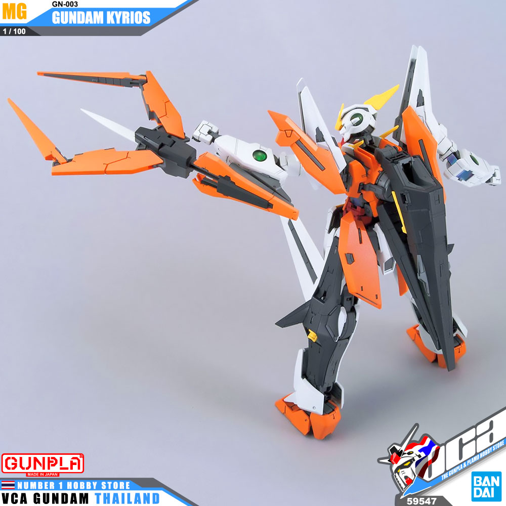 ロボット MG GN-003 GUNDAM KYRIOS MG 1/100 GN-003 Gundam Kyrios – USA Gundam Store