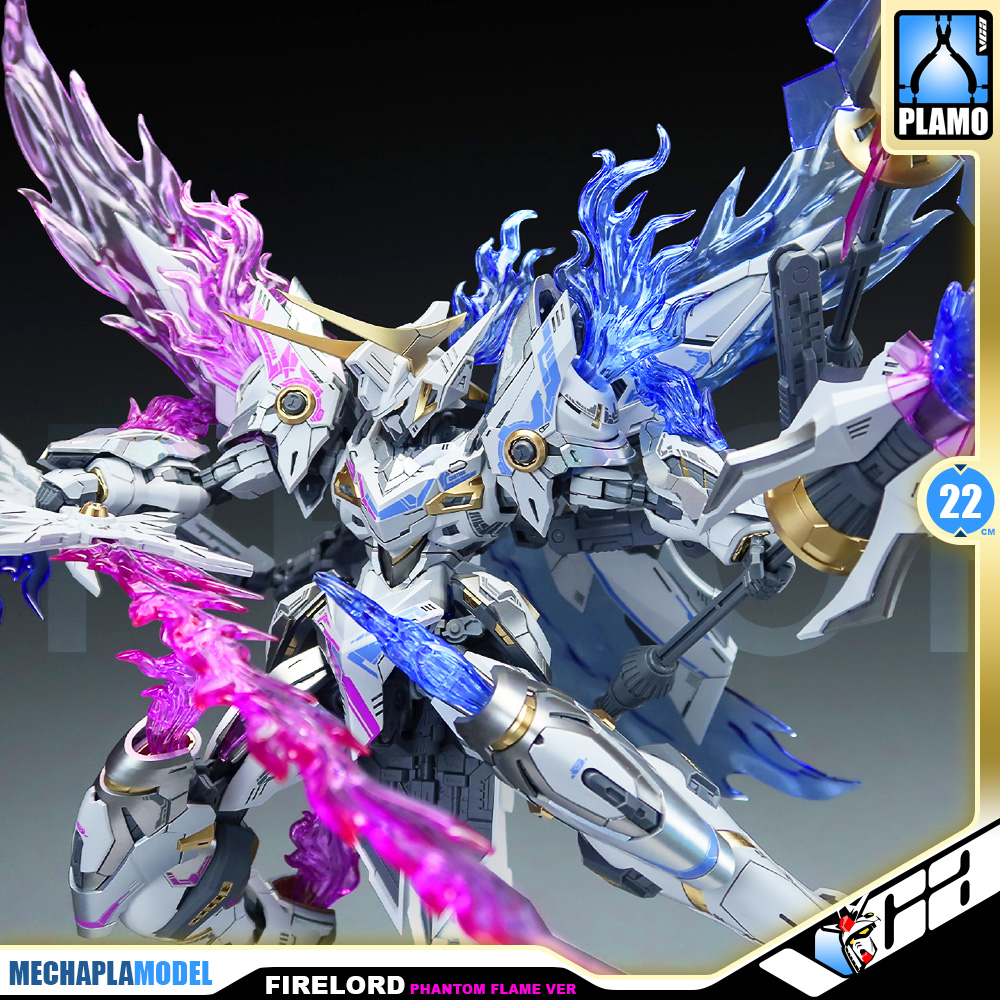 SNAA YR-04 Firelord Ver. Phantom Flame 焱皇 Ver.幻炎之魂 Master Grade MG 1/100 Plastic Model Action Figure Toy Master Grade MG Kit VCA Gundam Mecha Thailand