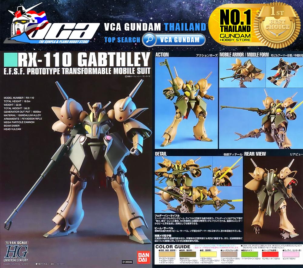 HG RX-110 GABTHLEY แกบธเรย์