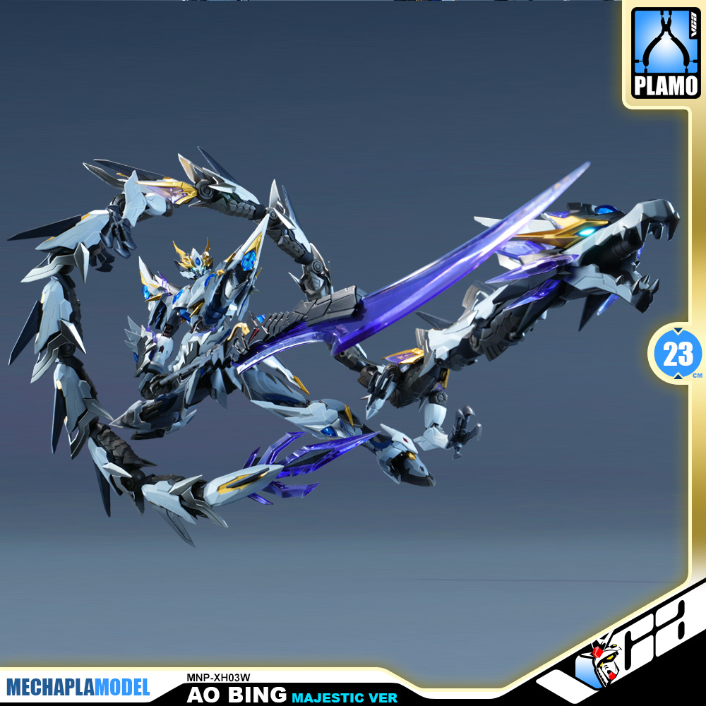 Motor Nuclear 摩动核 MNP-XH03W Ao Bing 敖丙 Majestic Ver 威武色 Metal Build Structure Action Figure Toy Kit VCA Gundam Thailand