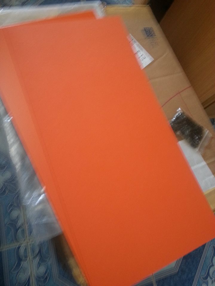 แผ่นไคเด็ก Kydex 12" x 12" x .080", Safety Orange, 1 Sheets