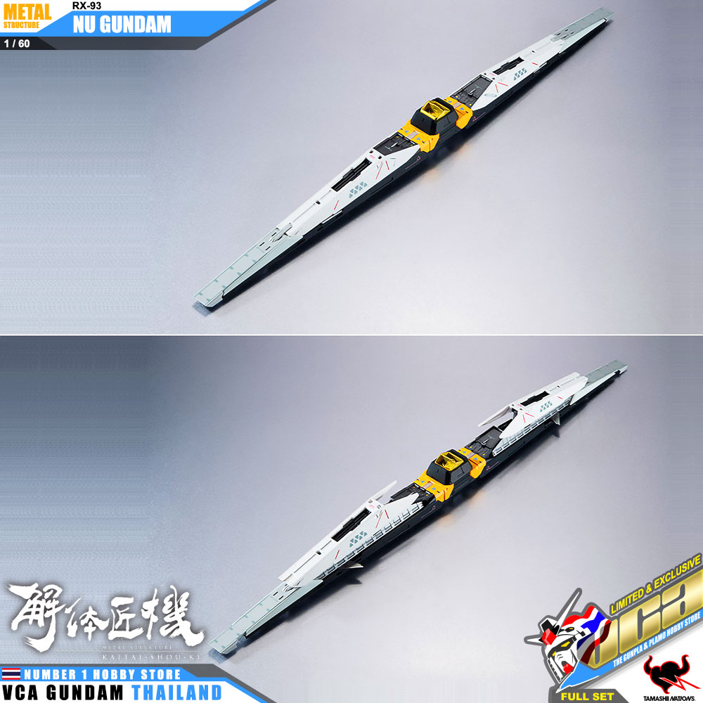 Bandai Tamashii Nations METAL STRUCTURE KAITAI-SHOU-KI RX-93 Nu Gundam Full Package