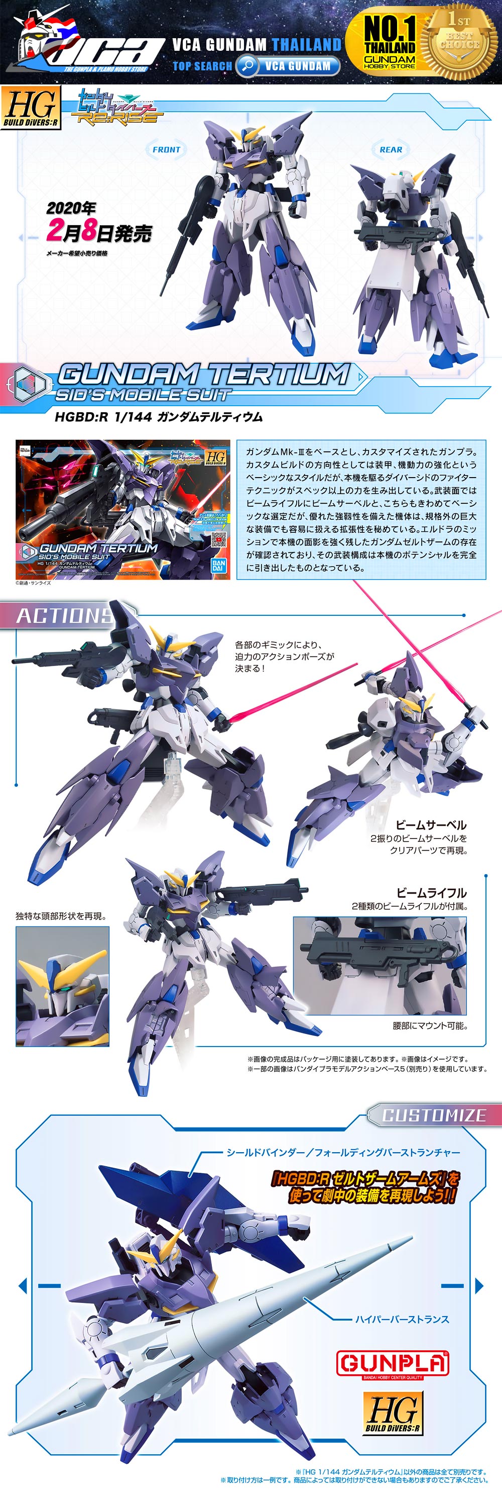 HG GUNDAM TERTIUM