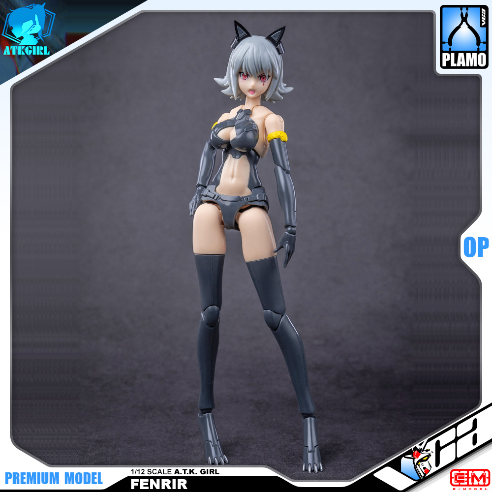 Eastern Model® Plastic Model Kit A.T.K. Girl FENRIR WOLF