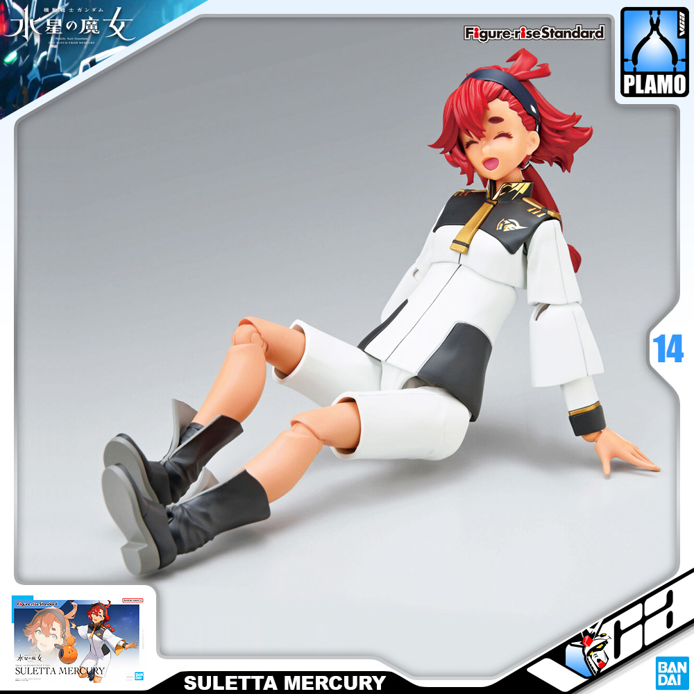 ⭐️ BANDAI FIGURE-RISE STANDARD SULETTA MERCURY FIGURE RISE พลาสติก โมเดล ตัวละคร จากกันดั้ม VCA GUNDAM