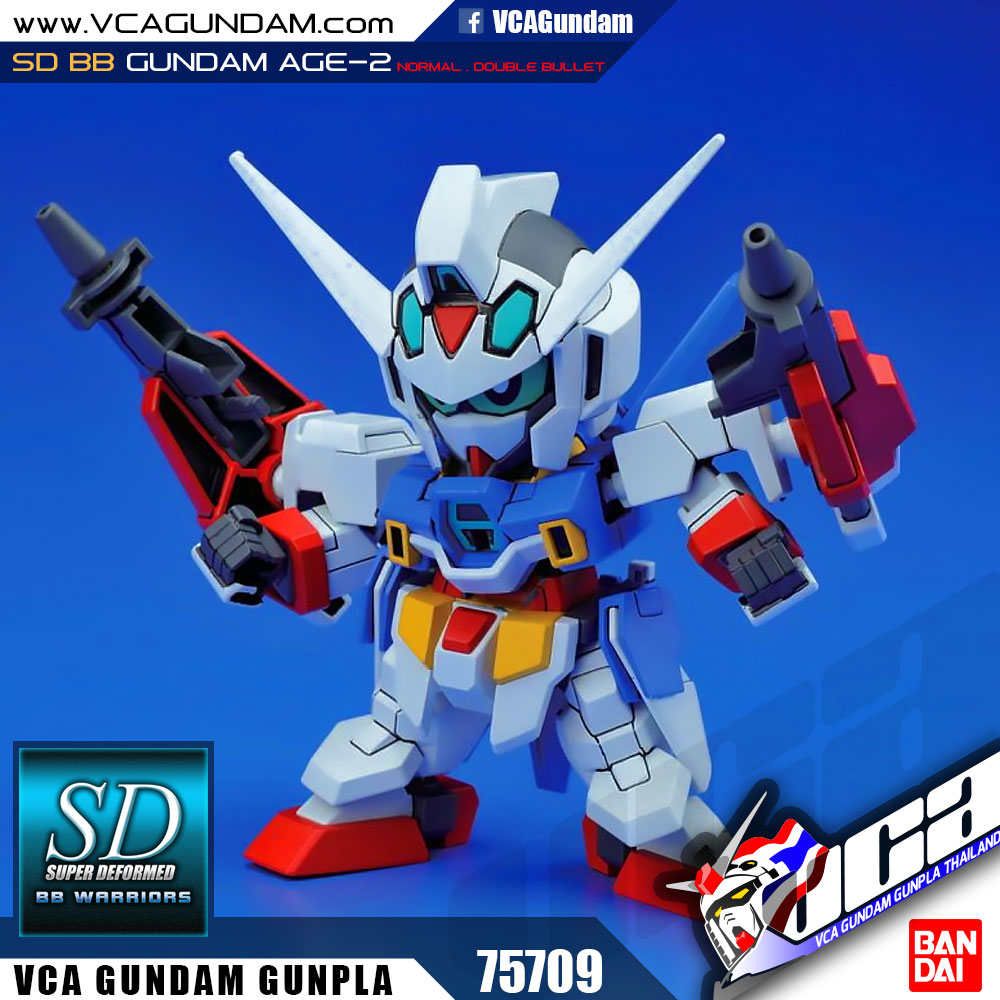 SD BB371 GUNDAM AGE-2 NORMAL / DOUBLE BULLET กันดั้ม เอจ 2 นอร์มอล / ดับเบิ้ล บูลเล็ท