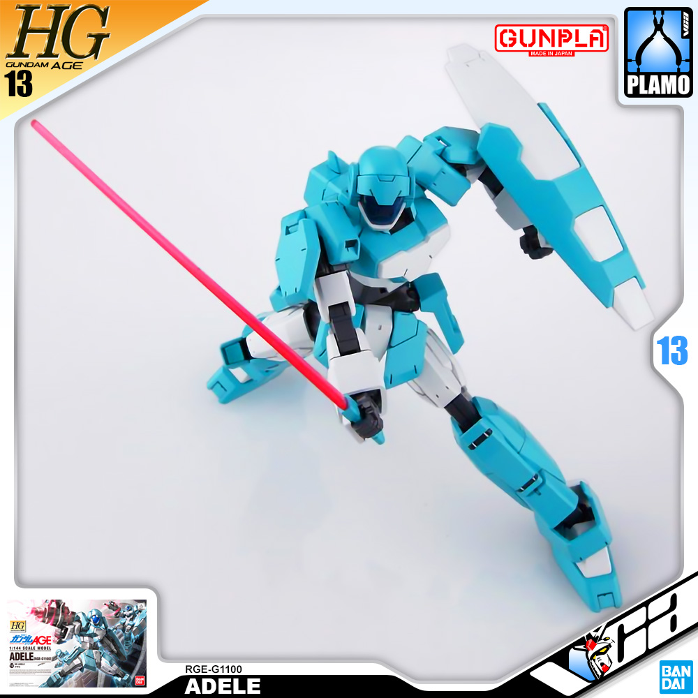 ⭐️ BANDAI GUNPLA HIGH GRADE AGE HGGA HG 1/144 ADELE ประกอบ หุ่นยนต์ โมเดล กันดั้ม กันพลา ของเล่น VCA GUNDAM