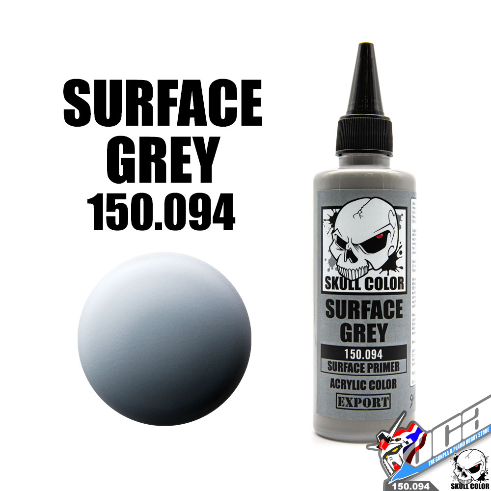 SKULL COLOR 150.094 SURFACE GREY ACRYLIC 120ML (SURFACE PRIMER) สีอะครีลิกสำหรับพลาสติก โมเดล