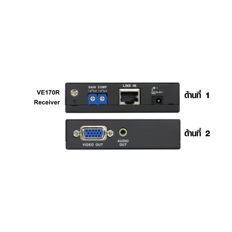 ATEN รุ่น VE170 A/V OVER CAT 5 EXTENDER