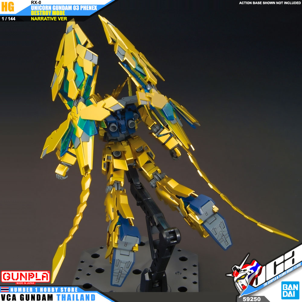 HG RX-0 UNICORN GUNDAM 03 PHENEX DESTROY MODE NARRATIVE VER ยูนิคอร์น กันดั้ม 03 ฟีนิกซ์