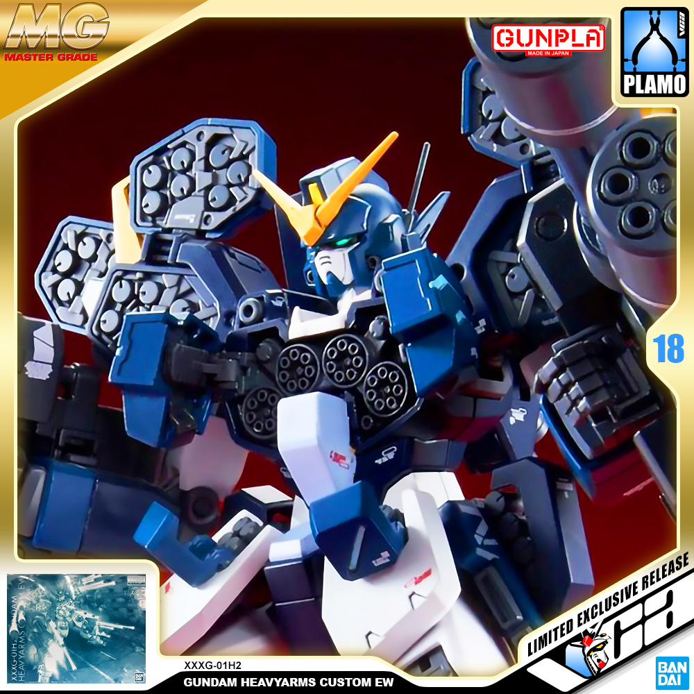 ⭐️ PREMIUM BANDAI PB GUNPLA MASTER GRADE MG 1/100 GUNDAM HEAVYARMS CUSTOM EW ประกอบ หุ่นยนต์ โมเดล กันดั้ม กันพลา ของเล่น VCA GUNDAM
