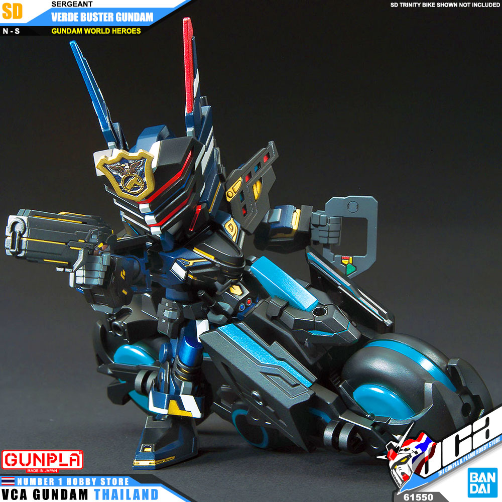 Bandai Gunpla SD Gundam World Heroes SERGEANT VERDE BUSTER GUNDAM
