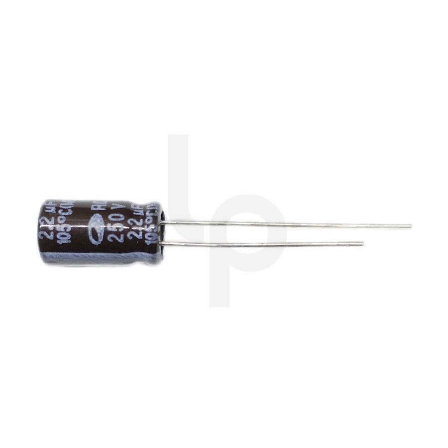 คาปาซิเตอร์ อิเล็กทรอไลท์ 2.2uf 250V