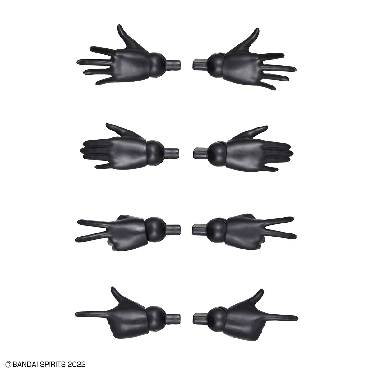 BANDAI 30 MINUTES SISTERS 30MS OPTION HAND PARTS WHITE BLACK โมเดล VCA GUNDAM