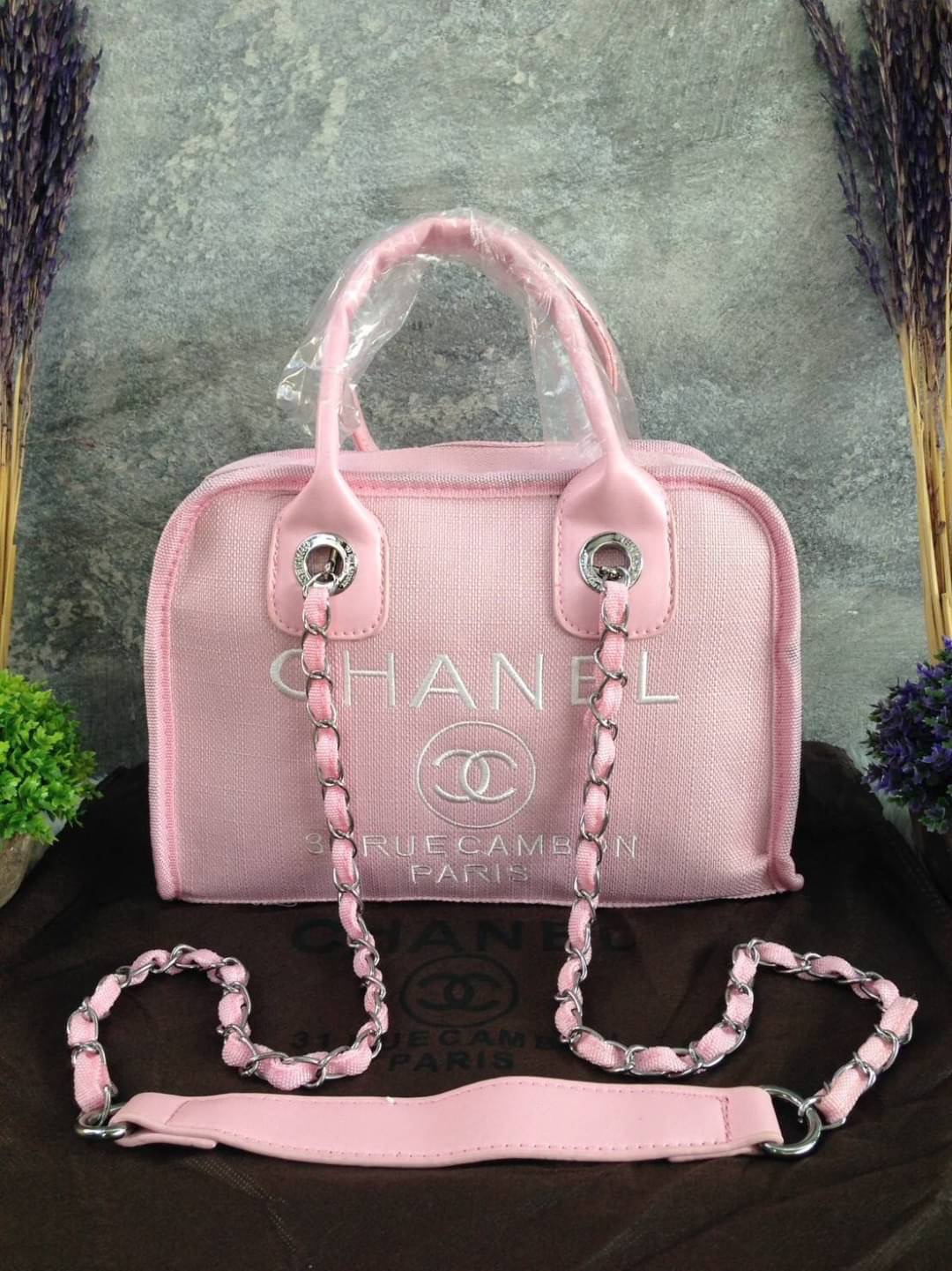 CANVAS BAG กระเป๋าถือหรือสะพายทรงคล้ายทรงหมอน