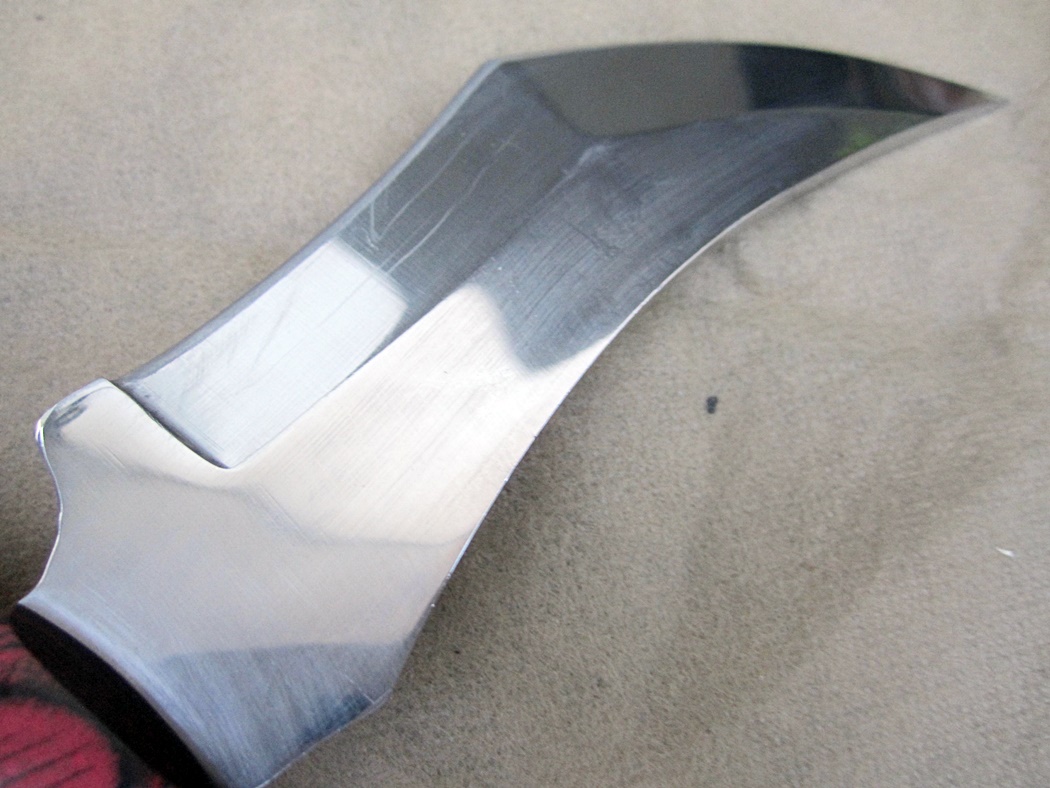 มีดKARAMBIT D2 USA. 175 COLORED WOOD HANDLE