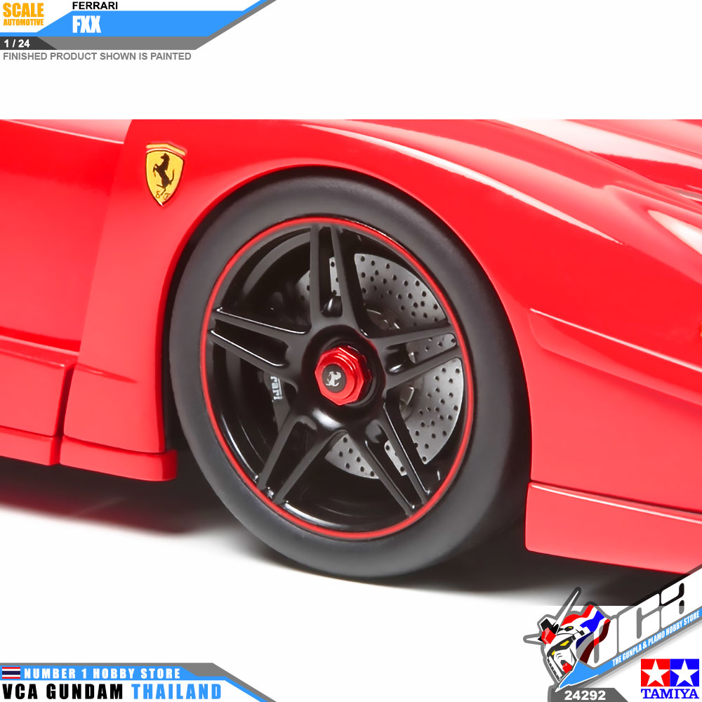 TAMIYA 24292 1/24 FERRARI FXX PLASTIC SCALE MODEL KIT TOY CAR โมเดลประกอบ รถยนต์ รถแข่ง เฟอร์รารี VCA GUNDAM
