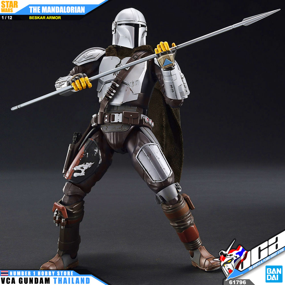 BANDAI STAR WARS 1/12 THE MANDALORIAN BESKAR ARMOR สตาร์ วอร์ พลาสติก โมเดล VCA GUNDAM