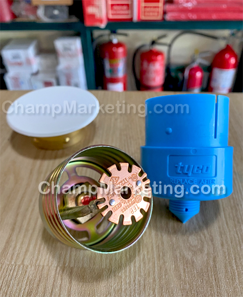 TYCO RFII TY3551 สปริงเกอร์คอนซีล-มาตรฐาน หัวฉีดน้ำอัตโนมัติระบบดับเพลิง K5.6 มาตรฐาน UL